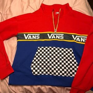 Vans half zip jacket